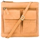 Сумка через плечо женская кожаная Visconti 18608 Slim Bag Sand 3180-85138 - изображение 1