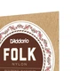 Струны для гитары D'Addario Folk Nylon 80/20 Bronze Ball End Black Treble (EJ34) - изображение 4
