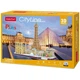 Пазл Cubic Fun City line Paris (MC254h) - зображення 1