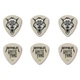 Медиатор Jim Dunlop White Fang Custom Flow Pick Tin 1.0mm 6 шт. (PH122T1.0) - изображение 2