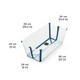 Ванночка Stokke Flexi Bath Складна Біла (531901) - зображення 6