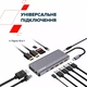 Порт-репликатор Canyon Docking Station DS-16 13 in 1 4k USB-C hub (CNS-TDS16) - изображение 3