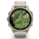 Смарт-часы Garmin fenix 8 43mm, AMOLED, Saph, SftGldSS/FogGryLeatherBnd, Excl, GPS (010-02903-40) - изображение 3