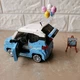 Конструктор LOZ mini Автомобиль MINI голубой (1131) - изображение 8