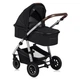 Коляска Lionelo 3 в 1 Amber 3 Black Silver (LO-AMBER BLACK SILVER (3in1)) - зображення 11