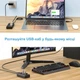 Концентратор Dynamode 5 ports USB3.0 to 4*USB3.0+2.4А Power Adapter 2.5A/12V (DM-UH-P405-G) - изображение 2
