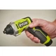 Отвертка аккумуляторная Ryobi RSD4-120T 4В, USB, Lithium, 1х2Ah, 5Нм, 200об/мин, кейс, 10 насадок (5133006210) - изображение 8