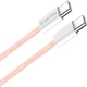 Дата кабель USB-C to USB-C 1.0m 60W 3.0А pink ColorWay (CW-CBPDCC061-P) - зображення 6
