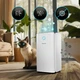 Осушувач повітря Climative DH-12S 20 м² 2 л Wi-Fi таймер дисплей з іонізацією Білий - зображення 8