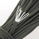 Паракорд 4мм 31м 550 Type III Прочный нейлоновый трос Черный - изображение 5