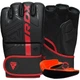 Рукавиці для ММА RDX F6 KARA Matte Red XL (капа в комплекті) - изображение 1
