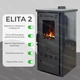 Печь с варочной поверхностью ALFA-PLAM ELITA 2 антрацит - изображение 2