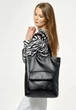Шопер жіночий Sambag Shopper чорний 41 х 30 х 10 см (93251002) - зображення 7