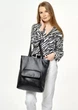 Шопер жіночий Sambag Shopper чорний 41 х 30 х 10 см (93251002) - зображення 5