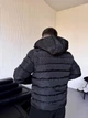 Куртка чоловіча тепла зимова класична з капюшоном чорного кольору розмір L - зображення 8