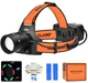 Ліхтар на чоло NIGHT VISION FLUORESCENCE BL-T210-TG, 2x18650, ЗП Type-C, zoom - зображення 2