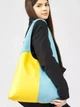 Жіноча сумка Sambag HOBO M жовто-блакитний 35 х 40 х 8 см (53200128) - зображення 4