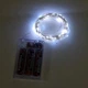 Гірлянда Нитка Led 30 білий дріт 2 батарейки 3 м 1-45 - зображення 2