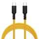 Кабель USB-C — USB-C 60W PD 2 м Veron CC072 Yellow - изображение 1