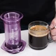 Аеропрес для приготування кави AeroPress Clear Purple - зображення 4