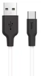 Кабель HOCO X21 Plus USB на Type-C зарядка, передача данных, 2м White/Black - изображение 1