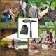 Саперная лопата складная 6 в 1 Solve Олива 40 см с компасом KT6008304 - изображение 5