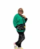 Женский спортивный, прогулочный костюм с капюшоном YOUR JOSEPHIINE Fashion 58 (2) Зеленый - изображение 2