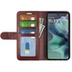 Класичний чохол-книжка Deexe Wallet Style для Motorola Moto G35 - Brown - зображення 2