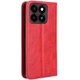 Чехол-книжка Deexe Retro Style для ZTE Blade A35 / Blade A55 - Red - изображение 6