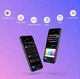 Светодиодная музыкальная смарт rgb гирлянда юсб разноцветные матовые шарики Elite Lux новогодняя smart диодная лента лампочки с Bluetooth приложением водостойкая подсветка с микррофоном USB 10 метров - изображение 10