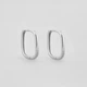 Серебряные серьги Minimal 521098б - изображение 1