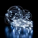 Новогодняя светодиодная гирлянда нить Роса 200 LED 20 метров Белый на батарейках 3АА - изображение 8