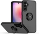 Чохол Fiji Colorframe для Samsung Galaxy A25/A25 5G (A256) матовий бампер з кільцем підставкою Black - зображення 1