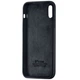 Чехол Fiji Silicone Case для Apple iPhone XR бампер накладка Full Soft Carbon Grey - изображение 2