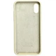 Чехол Fiji Silicone Case для Apple iPhone XR бампер накладка Full Soft Antique White - изображение 2