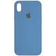 Чехол Fiji Silicone Case для Apple iPhone XR бампер накладка Full Soft Blue Cobalt - изображение 1