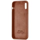 Чехол Fiji Silicone Case для Apple iPhone XR бампер накладка Full Soft Saddle Brown - изображение 2
