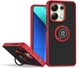Чехол Fiji Colorframe для Xiaomi Redmi Note 13 матовый бампер с кольцом подставкой Red - изображение 1