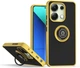 Чехол Fiji Colorframe для Xiaomi Redmi Note 13 матовый бампер с кольцом подставкой Yellow - изображение 1