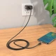 Кабель магнітний Hoco X52 Type-C - USB (3A) 1м для заряджання Black - зображення 4
