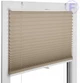 Жалюзі пліссе на вікна FIREL Diego 555 64х140см Лате - зображення 1