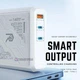 Зарядний пристрій Remax RP-U106 140W 1USB та 2Type-C Білий - зображення 2