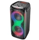 Bluetooth колонка караоке с подсветкой HOCO DS54 с микрофоном и пультом ДУ Black - изображение 1