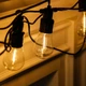 Гирлянда уличная светодиодная GarlandoPro S14Y в стиле ретро на 10 LED 5 м теплый белый (132-107-S14Y) - изображение 4