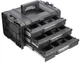 Skrzynka YATO modułowa T3 systemu S12 plastikowa z 3 szufladami 450x320x240 mm (YT-08974) - obraz 3