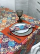 Скатерть водоотталкивающая Delux Textil Турецкая мозаика 140 х 110 см (366340) - изображение 3