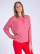Блузка в клітку Sarah Chole 1T4836820 L (43468L) Червоний - зображення 1