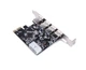 Контролер B00158 PCI-E USB3.0 4ext Molex VIA RTL - зображення 2