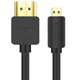 Кабель HDMI Ugreen HD127 microHDMI to HDMI, 1.5 m, v2.0 UltraHD 4K-3D Black 30102 - изображение 2
