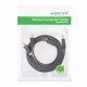 Аудиокабель Ugreen AV102 3.5 mm to 2RCA Audio Cable, 1 m Gray 10772 - изображение 3